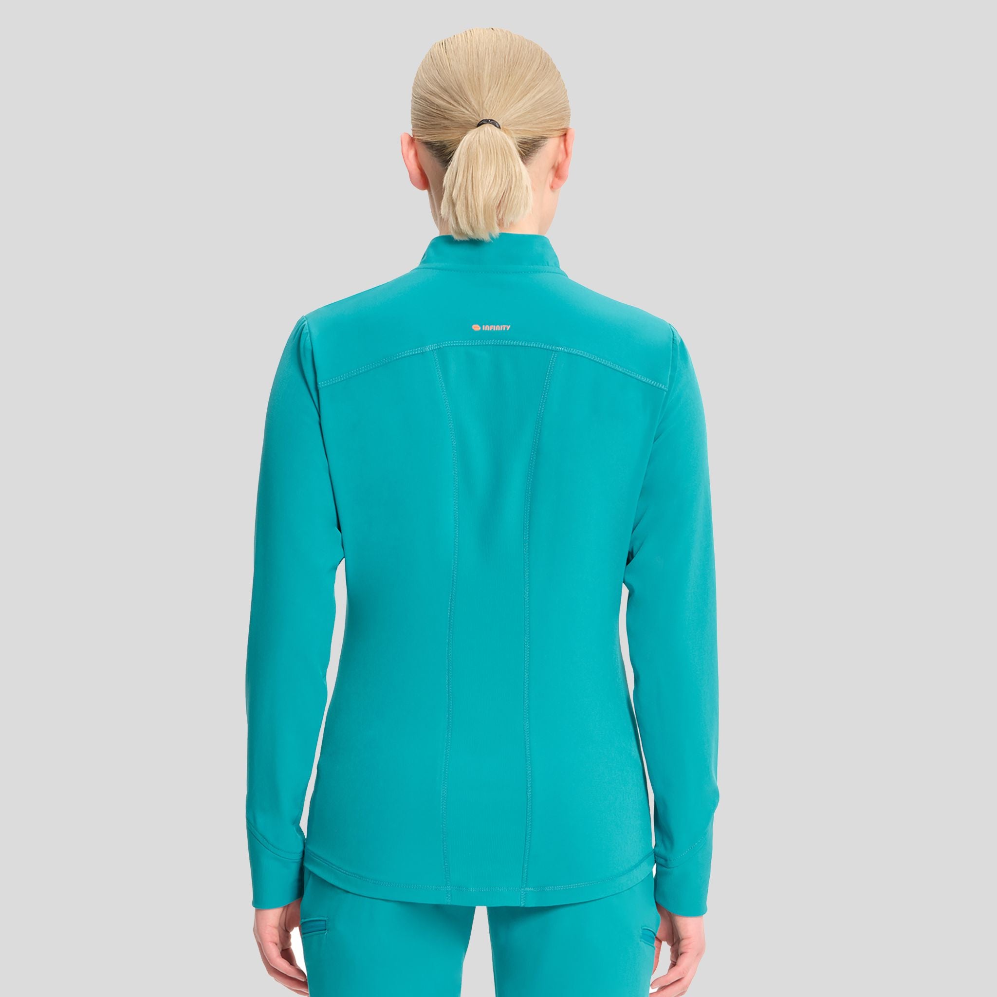 Zip Front Jacket | Teal