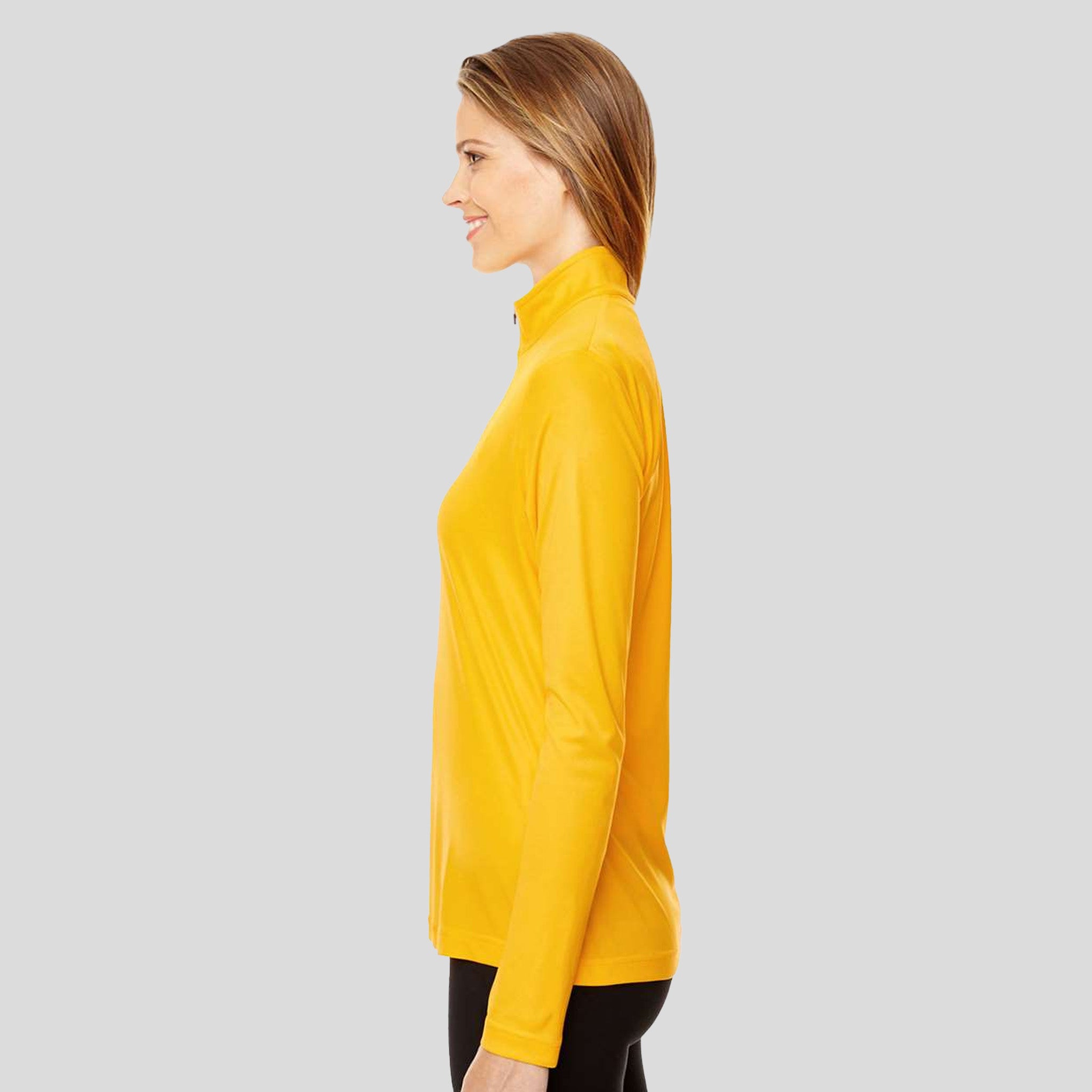 Women's Zone Performance Quarter-Zip Pullover | Sport Athletic Gold