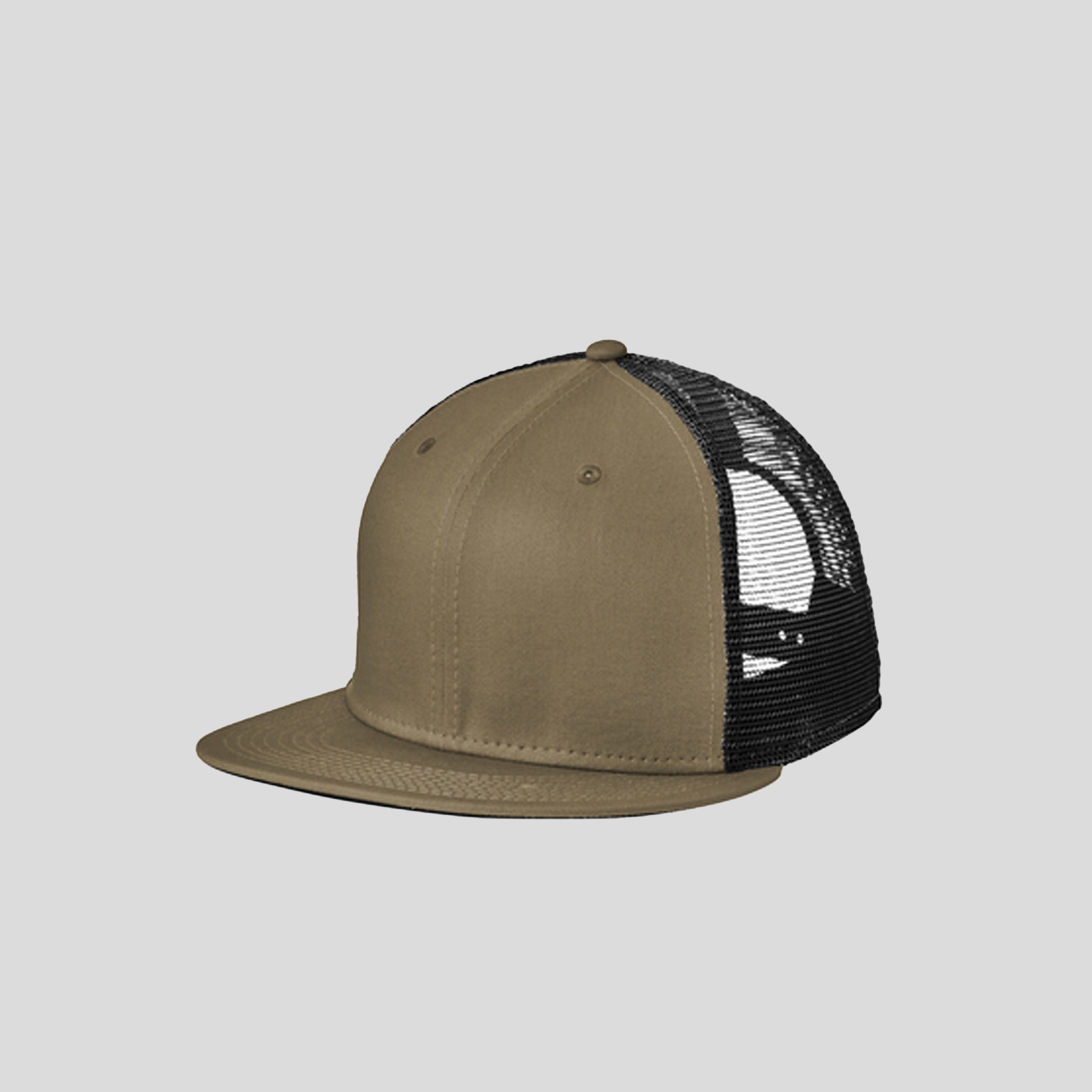 Standard Fit Snapback Trucker Cap | Olive/Black